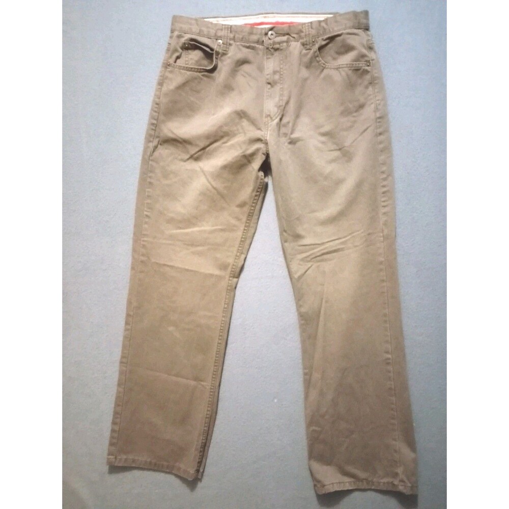 Dockers Jeans Men's 34x30 Classic Fit Straight Green Denim Pants